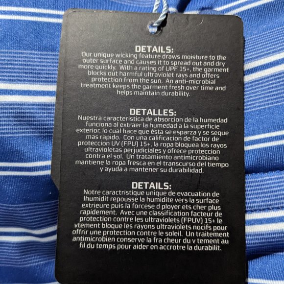 Callaway* Men's Short Sleeve Polo Golf Moisture Wicking Pullover Shirt~ Size XL - Picture 14 of 14